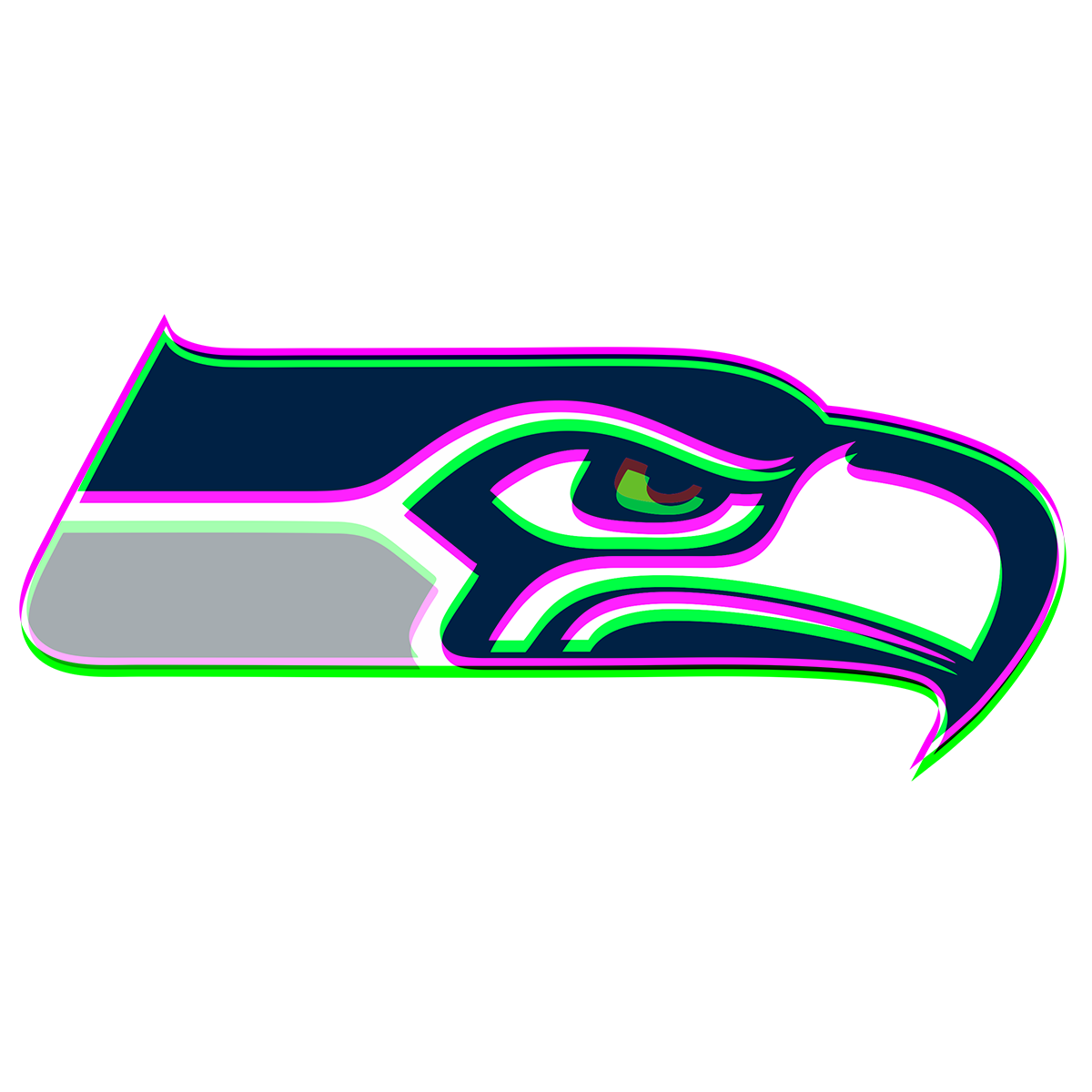 Phantom Seattle Seahawks logo decal supplier